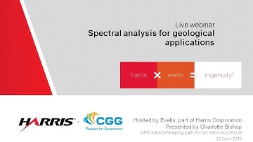 Spectral analysis for geological applications