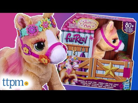 FurReal Cinnamon, My Stylin' Pony from Hasbro Review!