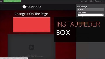6. Instabuilder 2.0 - Insert Boxes