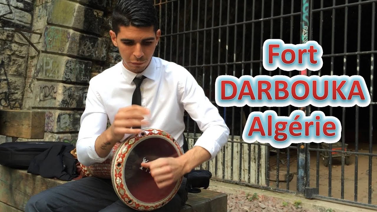 un Algérien joue la DARBOUKA sur rap Français YouTube