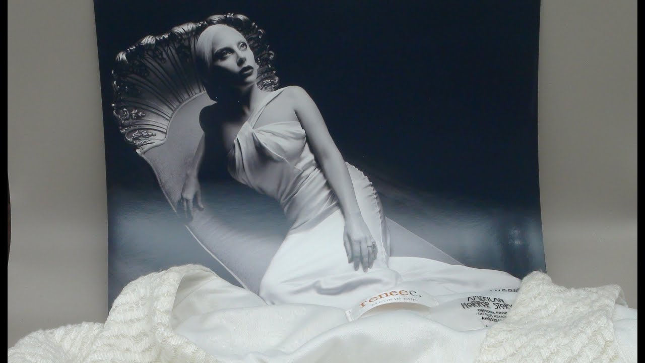 lady gaga wedding dress american horror story Worn from Hotel Screen Used Prop May-Release-1