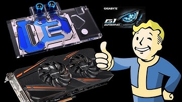 How to Install Bykski RGB GPU Water Cooling Block For Gigabyte GTX 1070/1060 G1 Gaming Video Card