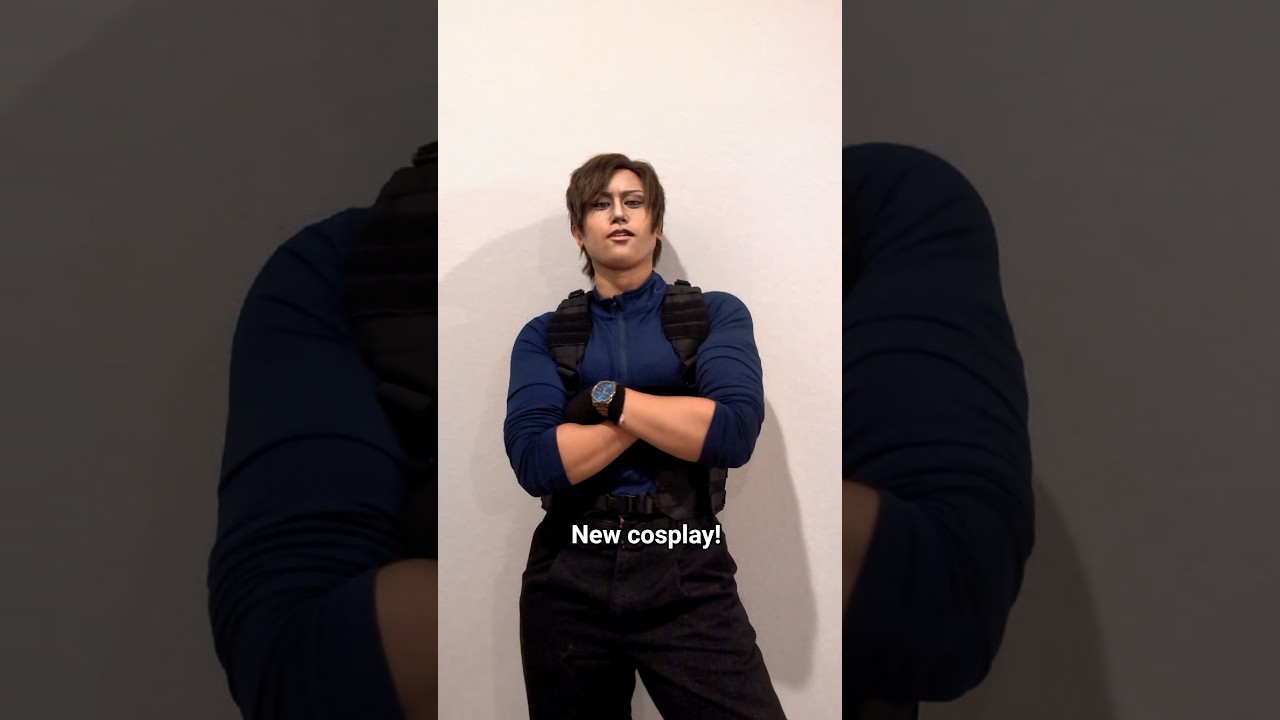 leon cameo in my latest video 🤣😎 #residentevil #requiem #leon #leonskennedy #re9 #cosplay #capcom