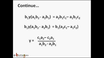 గణితం - Class 10 -  Cross multiplication method - Linear Equations in two variables - Telugu