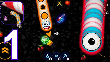 WormsZone.io - Hungry Snake  - Gameplay Walkthrough Part 1 (Android,iOS)