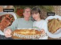 Mi padre INGLÉS me enseña a preparar SHEPHERD'S PIE (tradicional vs vegano)