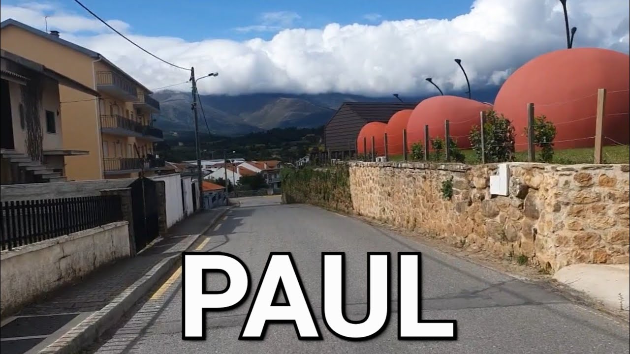 4K Paul, Covilhã, Portugal - Driving Tour