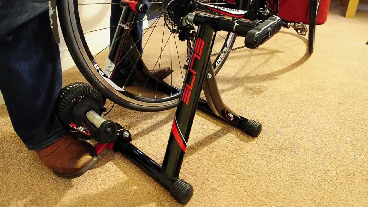 Elite Volare Mag Cycle Turbo Trainer Review / Setup / Noise Demo - YouTube