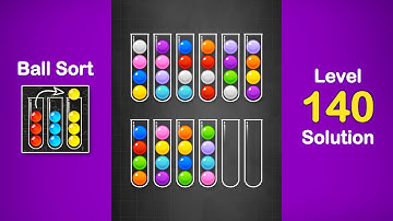 Ball Sort Puzzle Solution Level 140