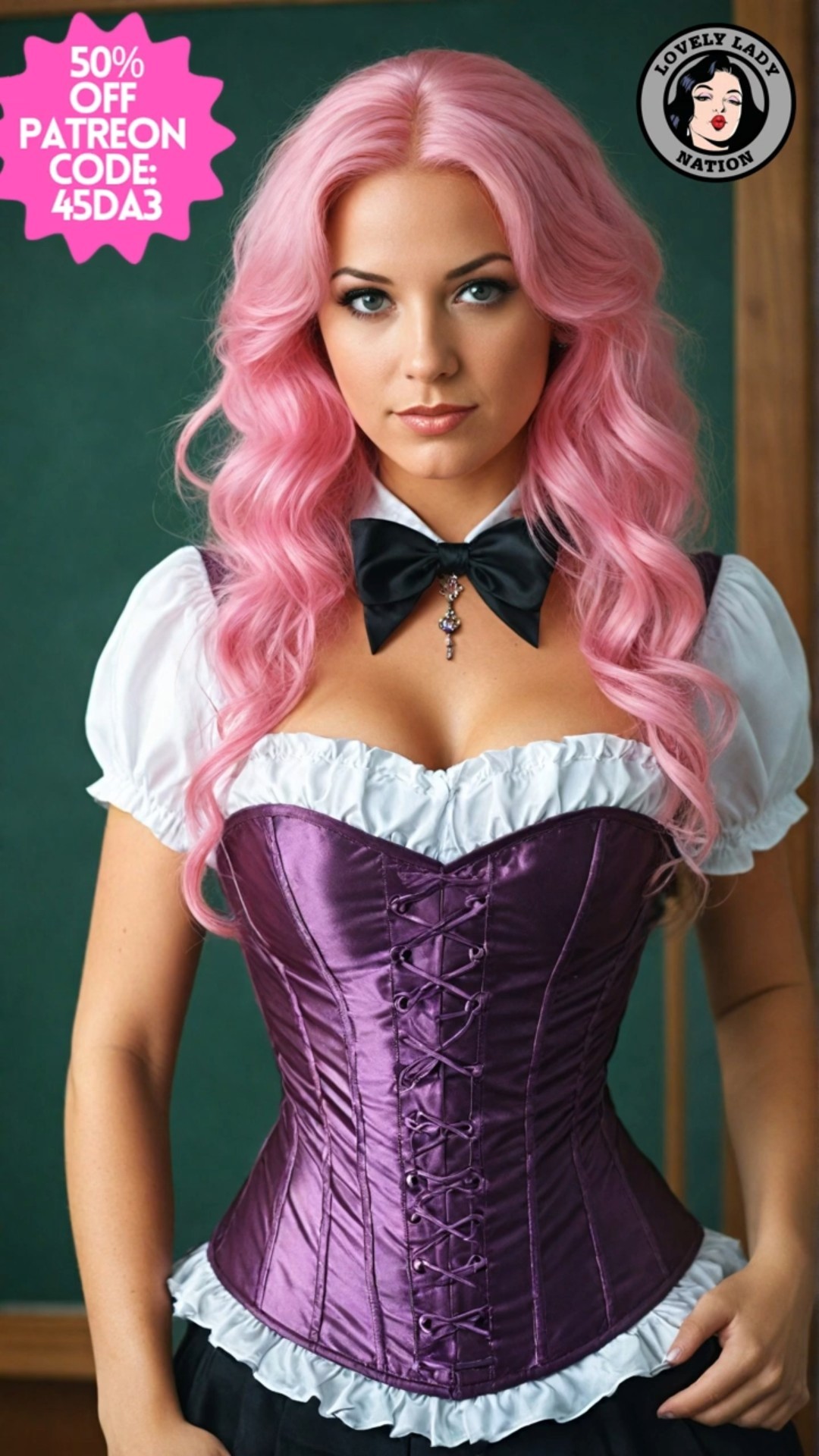 pink haired teachers know how to dress CORSET EDITION vol.8