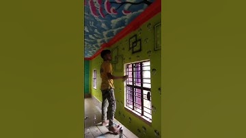 masking tape design printing #masking #wall #design #reels #painting #viral #interiordesign