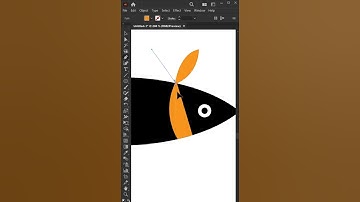 Adobe Illustrator Tips Shorts for Flat Vector Fish | Vector Design | shorts vector graphics
