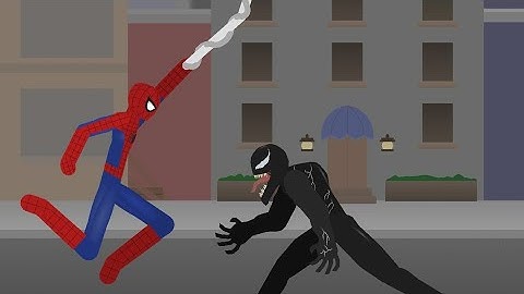 Spider-man vs Venom Sticknodes Animation
