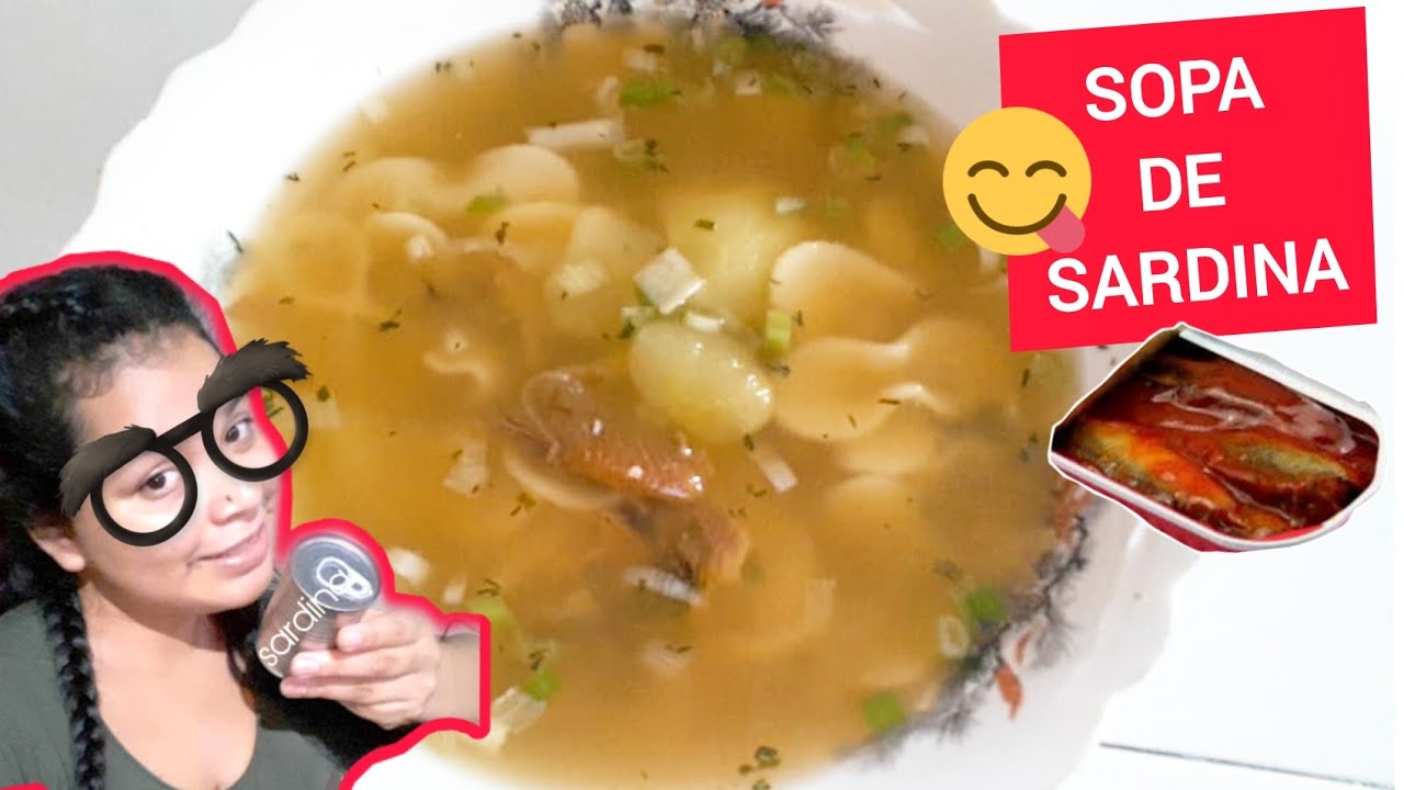 RECETA CUARENTENA🍲 SOPA DE SARDINA🐟 #DESDECASA /KAINA todologa❤