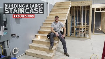 Building a Large Staircase and How to Layout a Stair Stringer