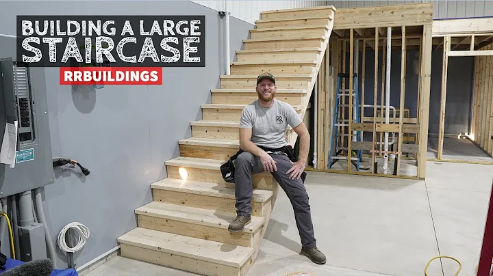 Building a Large Staircase and How to Layout a Stair Stringer
