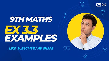 9th Maths Exercise 3.3 laws of Logarithm and Examples