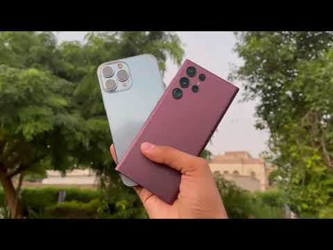 Camera Comparison Between iPhone 13 Pro Max & Galaxy S22 Ultra | King?