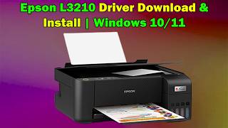 Epson L3210 Driver Download & Install | Windows 10/11