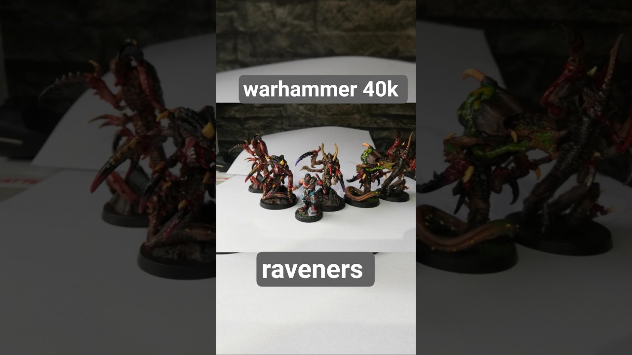 Warhammer 40k kill team raveners painted miniatures 