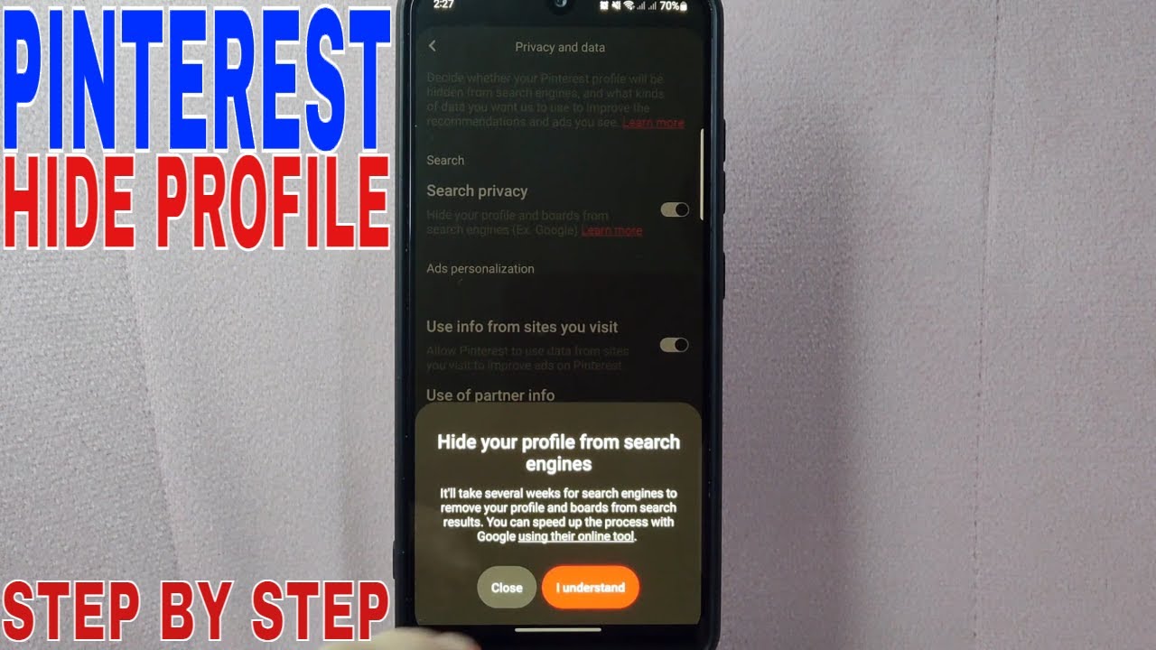 ✅  How To Hide Pinterest Profile From Search Engines 🔴