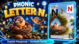Phonics Letter N | Early Reading Development | Tarbiyah Series | English Playgroup