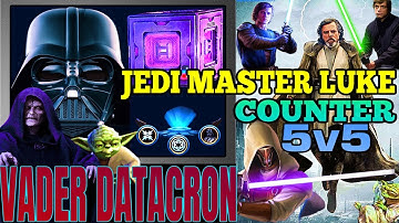 JMLS COUNTER w/VADER DATACRON. VADER SOLO INCLUDED *RE-UPLOAD* SWGOH 5v5