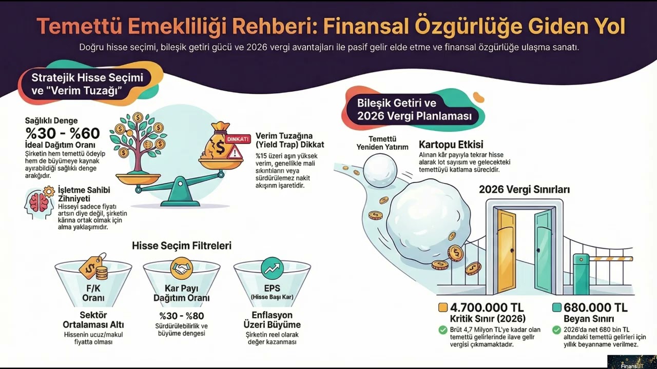 Nasıl Temettü Emeklisi Olunur | Aylık 100.000 TL Pasif Gelir