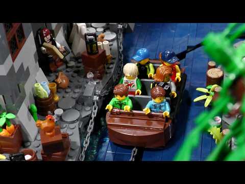 Motorized LEGO Pirates of the Caribbean Disney Ride