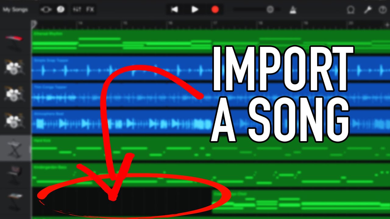 How To Import A Song Into Garageband (Ios) - Youtube