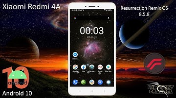 Android 10 for Xiaomi Redmi 4A - Ressurection Remix OS