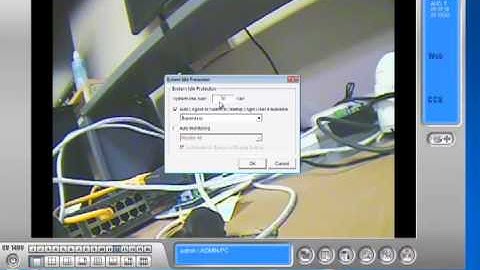 Geovision | How to setup the system idle protection feature
