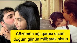 Gülay Zeynallı qızı Sahilənin 10 yaşın belə təbrik etdi