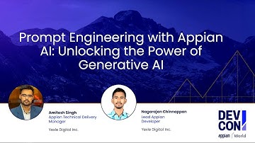 Prompt Engineering with Appian AI:  Unlocking the Power of Generative AI