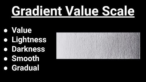 Gradient Value Scale / How to Draw a Gradient Value Scale