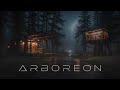 A r b o r e o n    relaxing atmospheric ambient with immersive 3d rain  relax  study  sleep