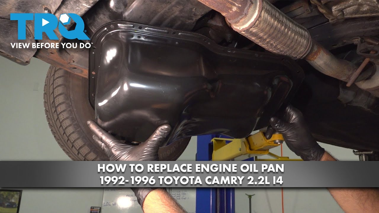 How to Replace Engine Oil Pan 1992-1996 Toyota Camry 22L I4 | 1A Auto
