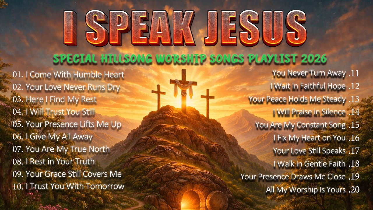 I SPEAK JESUS 🙏 Best Christian Music Playlist for Knowing Who You Are in Christ