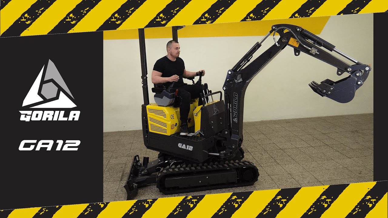 Profesionální minibagr GORILA GA12  | 2025
