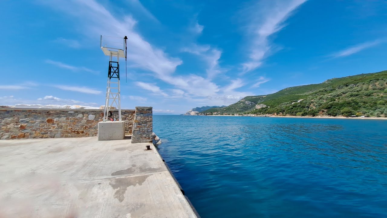 Το νέο αλιευτικό καταφύγιο - λιμάνι του Πλατανιά Νοτίου Πηλίου