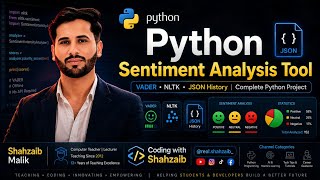 Build a Complete AI-Powered Sentiment Analysis Tool in Python using NLTK VADER—No API Required! 🚀
