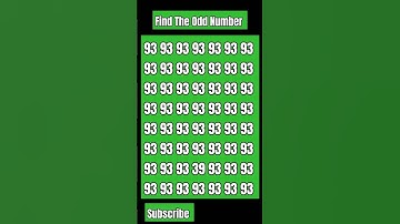 find The Different Odd Number #challenge #maths #quiz #puzzle #public #viral #shorts
