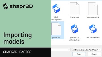 Import models: Assembling a motorcycle engine | Shapr3D Basics
