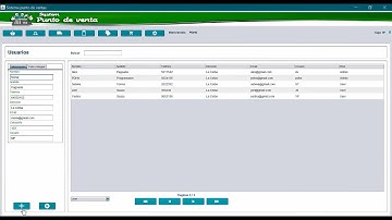 Sistema punto de ventas en Java con MySQL and SQL Server Interfaz registros de usuarios
