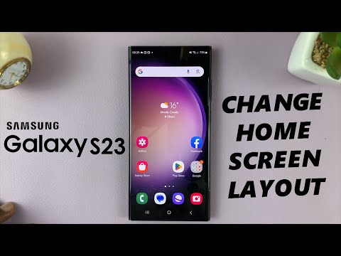How To Edit / Change Home Screen Layout On Samsung Galaxy S23, S23+ and S23 Ultra
