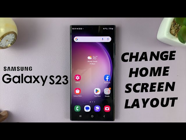 How To Change Icons On Samsung Galaxy S23's 
