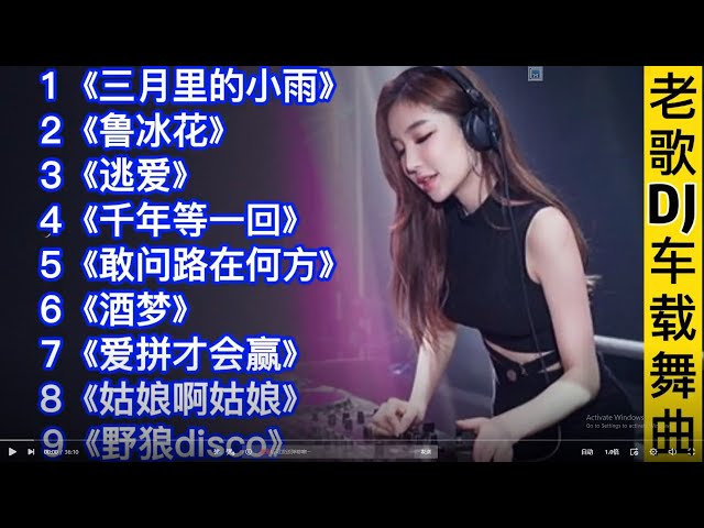 经典老歌DJ，怀旧音乐，劲爆车载DJ《三月里的小雨》敢问路在何方 class=