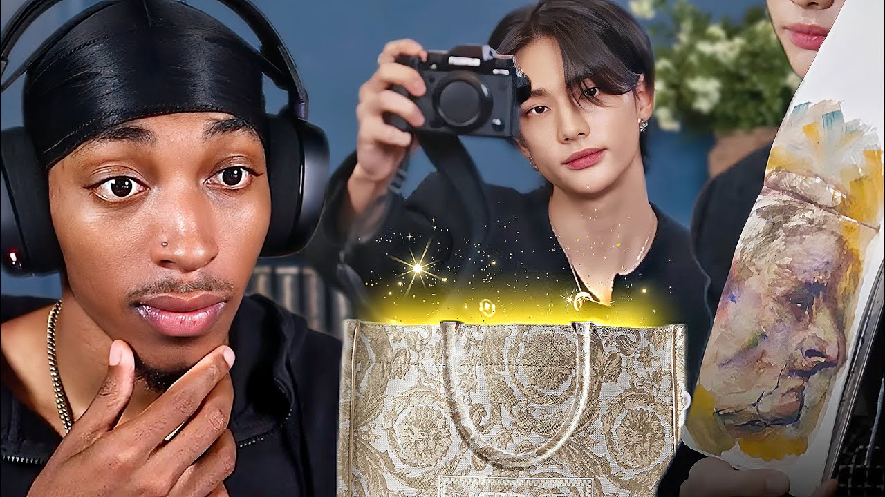 Inside Stray Kids' Hyunjin's Versace Athena Bag! - YouTube