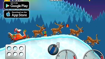 Hill Climb Racing Mobile Gameplay - Walkthrough Part-#32 ~ Sleigh Vehicle  (Android ios)