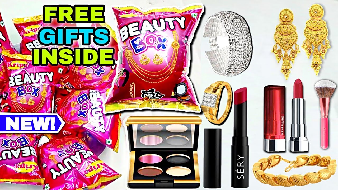 Latest Collection of Makeup box snacks free gifts inside |😍 Makeup Gifts unboxing | 